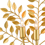 Бра с 3-мя лампами и декором в виде веток с листьями Little Twigs варинант исполнения - 1 | Loft Concept в Барнауле