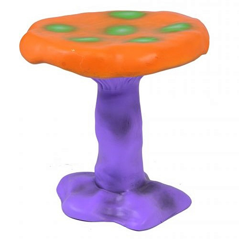 Табурет Seletti Amanita Orange Оранжевый Фиолетовый Табурет Seletti Amanita Orange Оранжевый Фиолетовый в Барнауле | Loft Concept