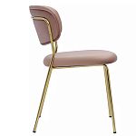 Стул Singer Chair без подлокотников Розовый Велюр варинант исполнения - 2 | Loft Concept в Барнауле