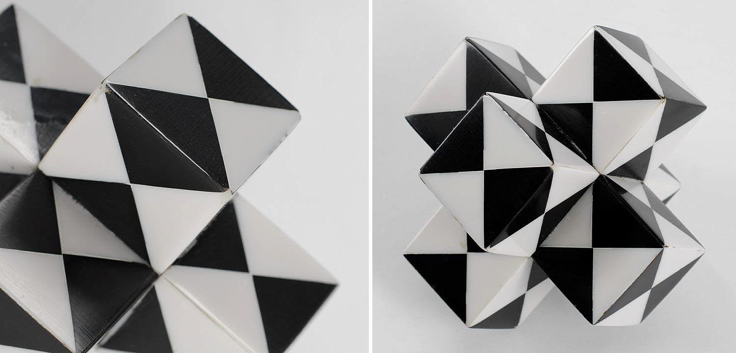 Статуэтка Geometric Figure black and white Статуэтка Geometric Figure black and white - Loft-Concept в Барнауле