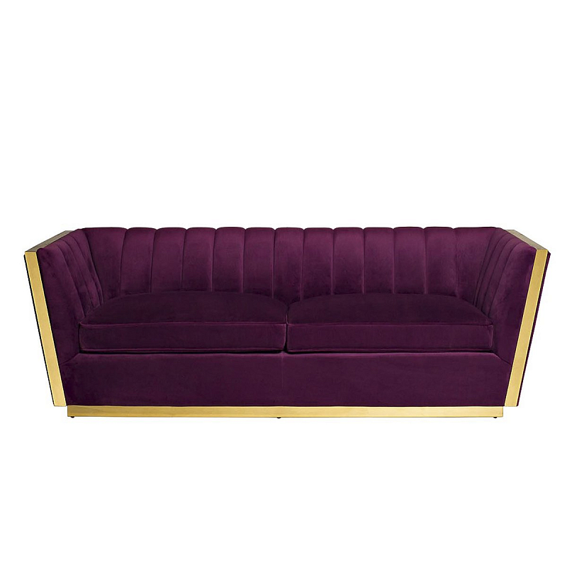 Диван Art Deco Purple Sofa Фиолетовый Диван Art Deco Purple Sofa Фиолетовый в Барнауле | Loft Concept