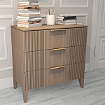 Комод коричневого цвета с 3-мя ящиками Harper Line варинант исполнения - 2 | Loft Concept в Барнауле