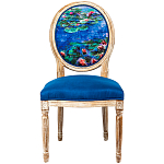 Стул из натурального бука с цветочным принтом Impressionism in Art варинант исполнения - 1 | Loft Concept в Барнауле