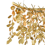 Люстра золотая с декором в виде веток эвкалипта Eucalyptus Branches варинант исполнения - 1 | Loft Concept в Барнауле