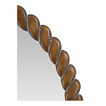 Зеркало с текстурной рамой из натурального дерева  Pine Wall Mirror варинант исполнения - 4 | Loft Concept в Барнауле