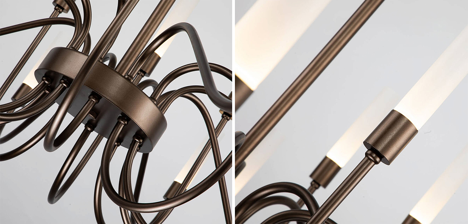 Люстра Faiber Brown Chandelier Люстра Faiber Brown Chandelier - Loft-Concept в Барнауле