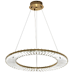 Кольцевая люстра с хрустальным декором Maude Crystal Chandelier варинант исполнения - 2 | Loft Concept в Барнауле