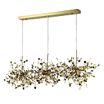 Люстра подвесная из трех частей с металлическими круглыми элементами Terzani Argent варинант исполнения - 3 | Loft Concept в Барнауле