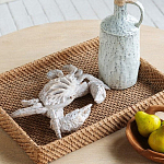 Статуэтка краб с детализированной текстурой в белом цвете Marine Accessories варинант исполнения - 6 | Loft Concept в Барнауле