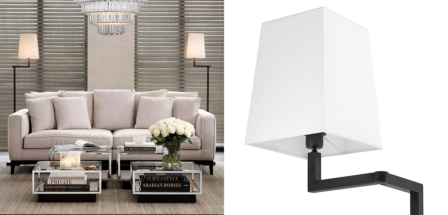 Торшер Eichholtz Floor Lamp Cambell Bronze Торшер Eichholtz Floor Lamp Cambell Bronze - Loft-Concept в Барнауле