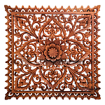 Панно из дерева квадратное Tracery Panel With Trees варинант исполнения - 1 | Loft Concept в Барнауле