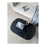 Столик кофейный черного цвета с овальной столешницей и круглым основанием Black Dalmen Table варинант исполнения - 9 | Loft Concept в Барнауле