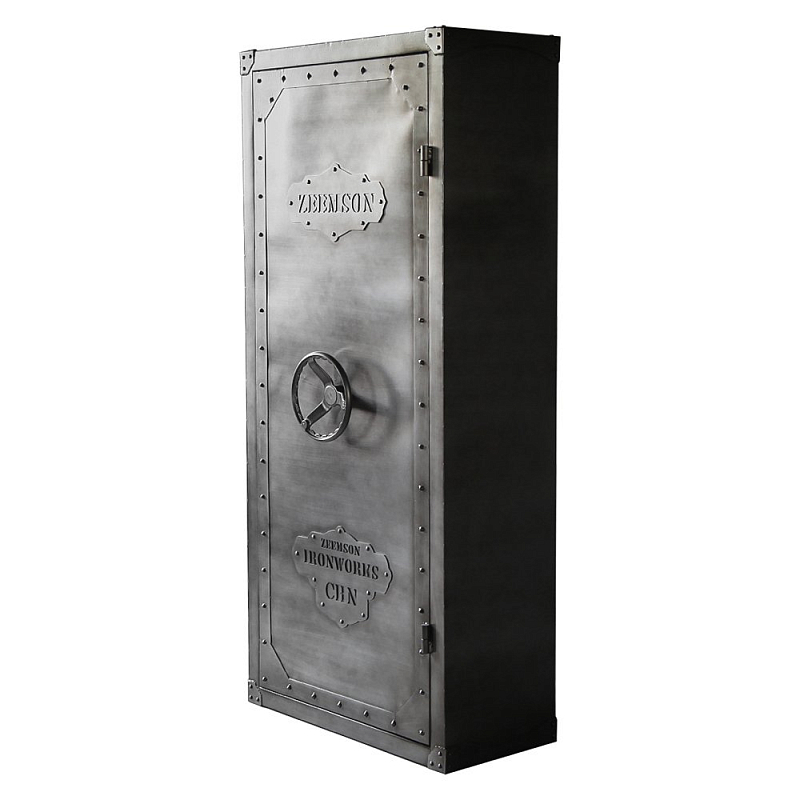 Шкаф Loft Safe 1 секция Серебряный Шкаф Loft Safe 1 секция Серебряный в Барнауле | Loft Concept