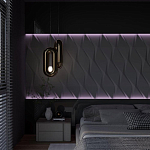 Гипсовая 3D Панель FLOCK варинант исполнения - 1 | Loft Concept в Барнауле