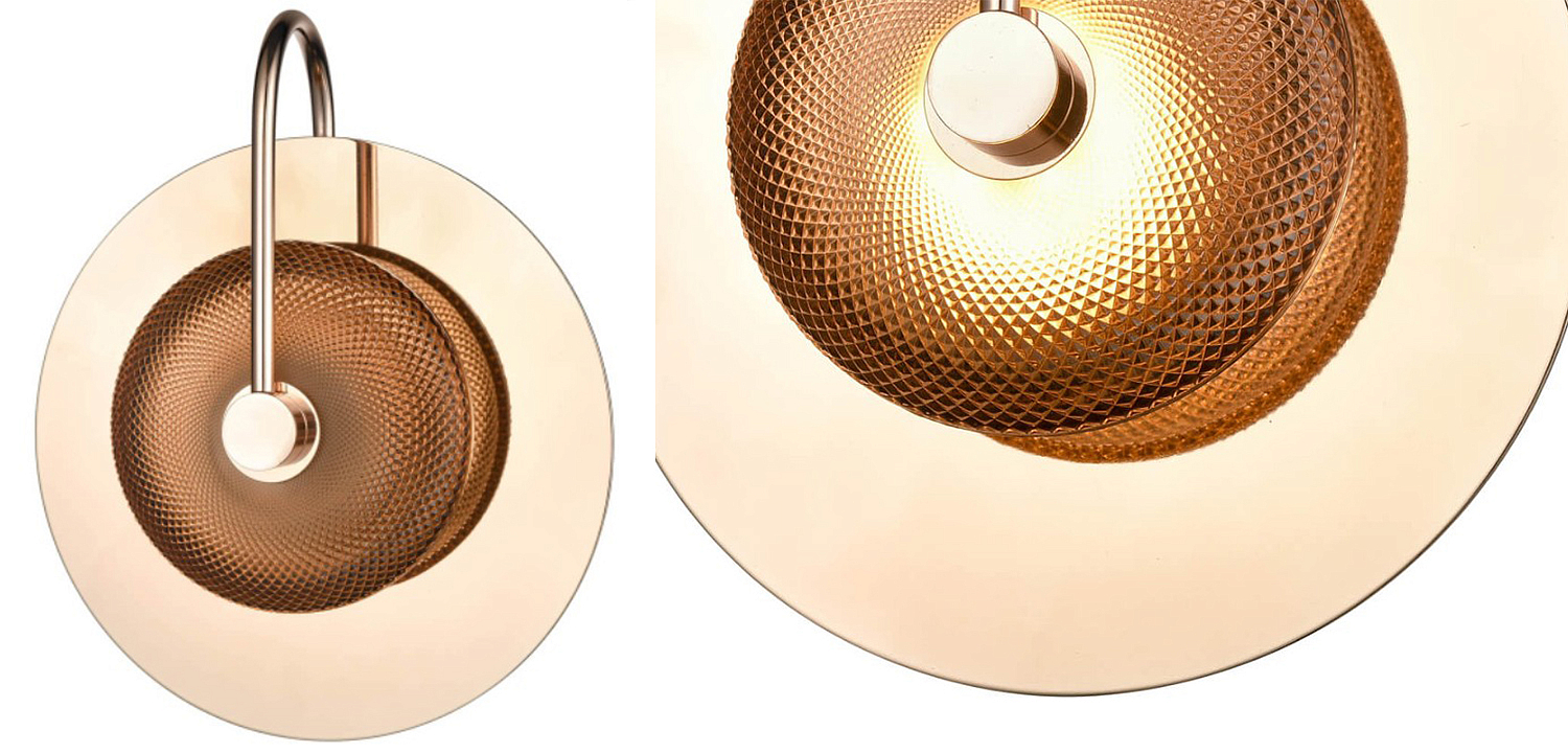 Бра Gold Disk One Mirrored Бра Gold Disk One Mirrored - Loft-Concept в Барнауле