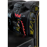 Кресло "Баския и Уорхол" Basquiat Warhol graffiti chair натуральная кожа варинант исполнения - 6 | Loft Concept в Барнауле