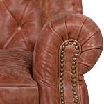 Кожаное кресло James Brown Leather Armchair варинант исполнения - 4 | Loft Concept в Барнауле