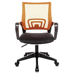 Офисное кресло с основанием из черного пластика Desk chairs Orange варинант исполнения - 2 | Loft Concept в Барнауле
