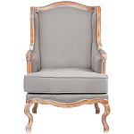 Кресло из массива бука светло-серое Solid Luxury варинант исполнения - 1 | Loft Concept в Барнауле