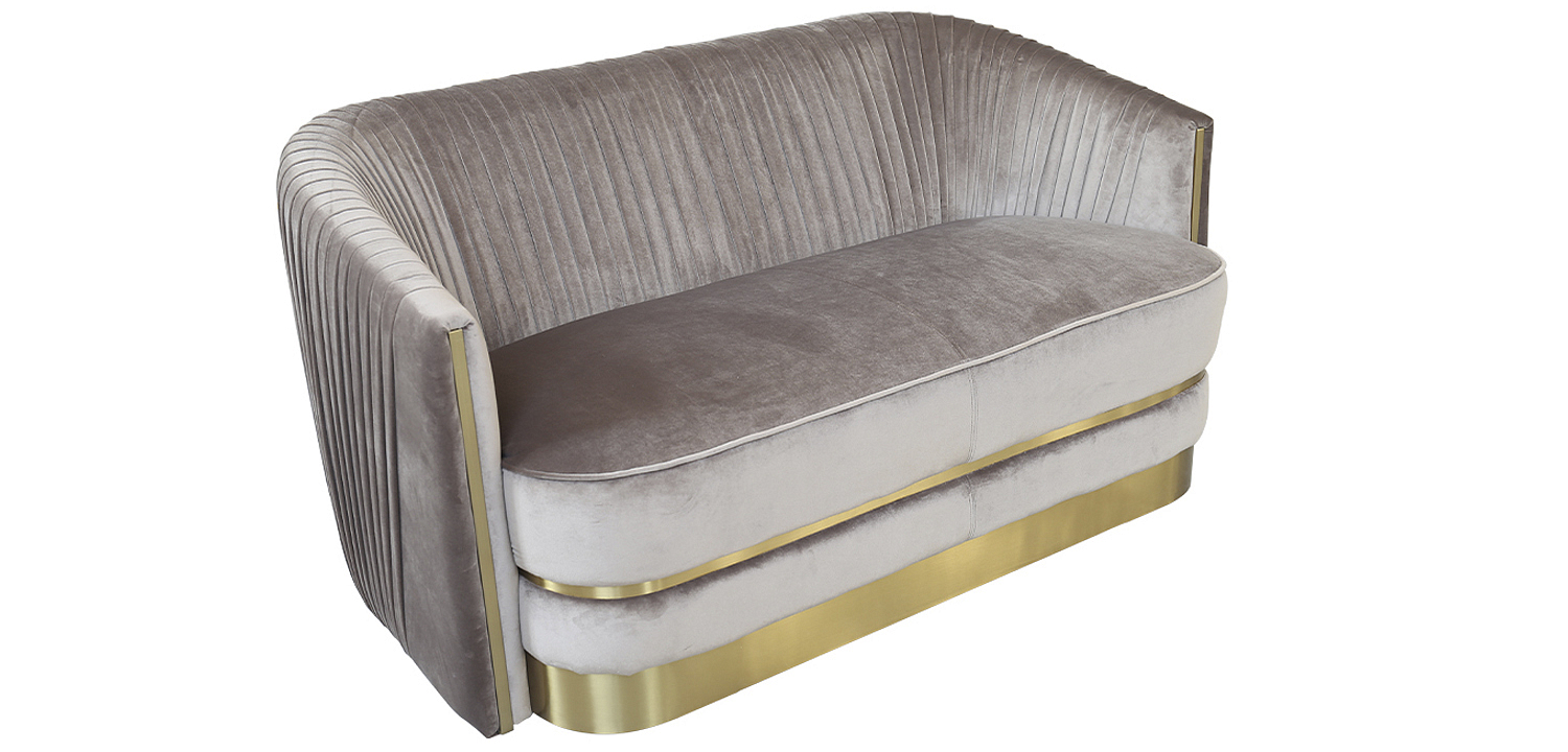 Диван двухместный велюр Bolger sofa Диван двухместный велюр Bolger sofa - Loft-Concept в Барнауле