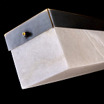 Подвесной светильник линейный из натурального камня Perfection of Geometry варинант исполнения - 7 | Loft Concept в Барнауле