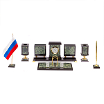 Настольный письменный набор из нефрита на ножках Executive Recruitment варинант исполнения - 1 | Loft Concept в Барнауле