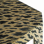 Дизайнерский кофейный стол с рисунком леопард Neytiri Beige Leopard варинант исполнения - 2 | Loft Concept в Барнауле