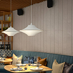 Подвесной вязаный белый светильник «Звезда Востока 01» варинант исполнения - 2 | Loft Concept в Барнауле