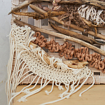 Большая Абстрактное Панно из веток и нитей Dryad Wall Art варинант исполнения - 3 | Loft Concept в Барнауле