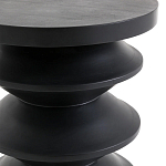 Фигурный приставной столик черного цвета AMORPHOUS варинант исполнения - 2 | Loft Concept в Барнауле