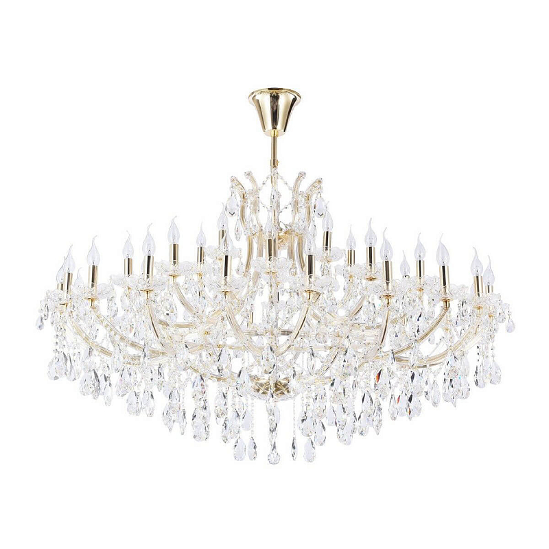 Люстра Pasquale Chandelier 35 Золотой Прозрачный в Барнауле | Loft Concept 