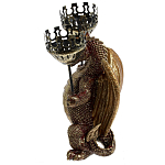 Подсвечник в виде дракона Dragon with Two Candlesticks варинант исполнения - 6 | Loft Concept в Барнауле