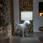 Лампа COLLECTION OF DOGS с абажуром Бультерьер варинант исполнения - 5 | Loft Concept в Барнауле