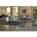 Стеллаж из металла и стекла Menzie Black Stripes Metal Rack варинант исполнения - 1 | Loft Concept в Барнауле