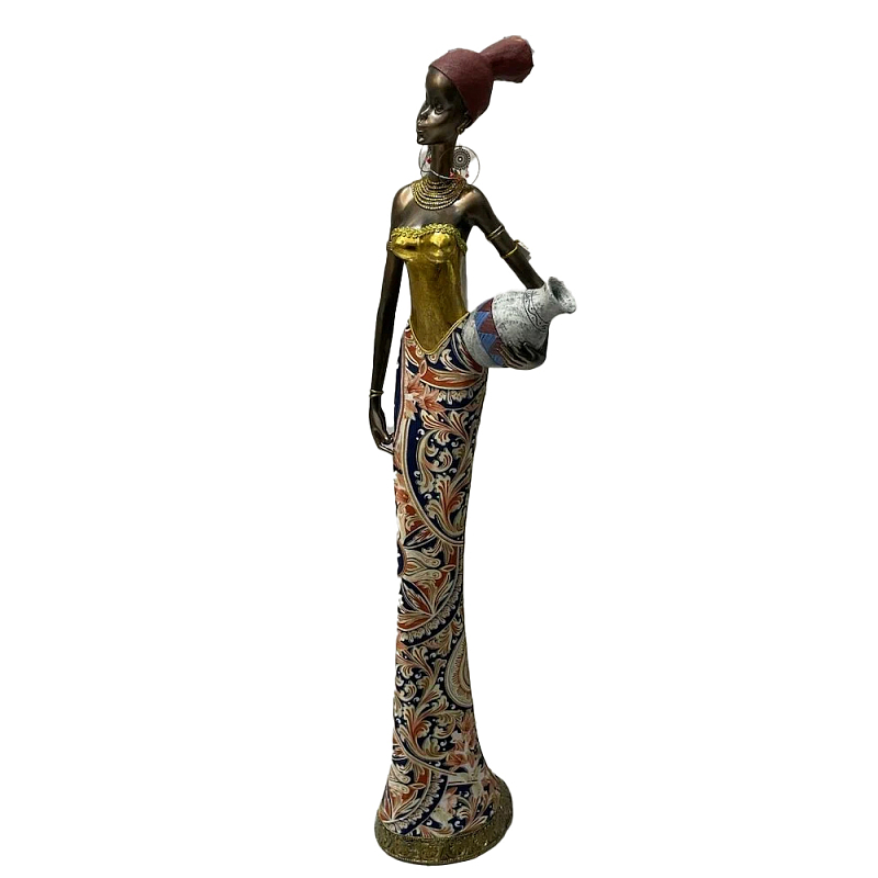 Фигурка негритянка с кувшином Girl with a vessel Мульти Фигурка негритянка с кувшином Girl with a vessel Мульти в Барнауле | Loft Concept