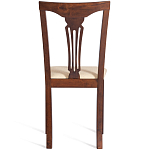Стул деревянный с узором ручной работы Espresso варинант исполнения - 6 | Loft Concept в Барнауле