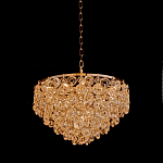 Люстра каскадная с подвесками в форме колец Galaxy of Light варинант исполнения - 2 | Loft Concept в Барнауле