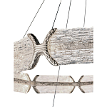 Люстра с 2-мя кольцами с текстурным природным рисунком IceFlame варинант исполнения - 7 | Loft Concept в Барнауле