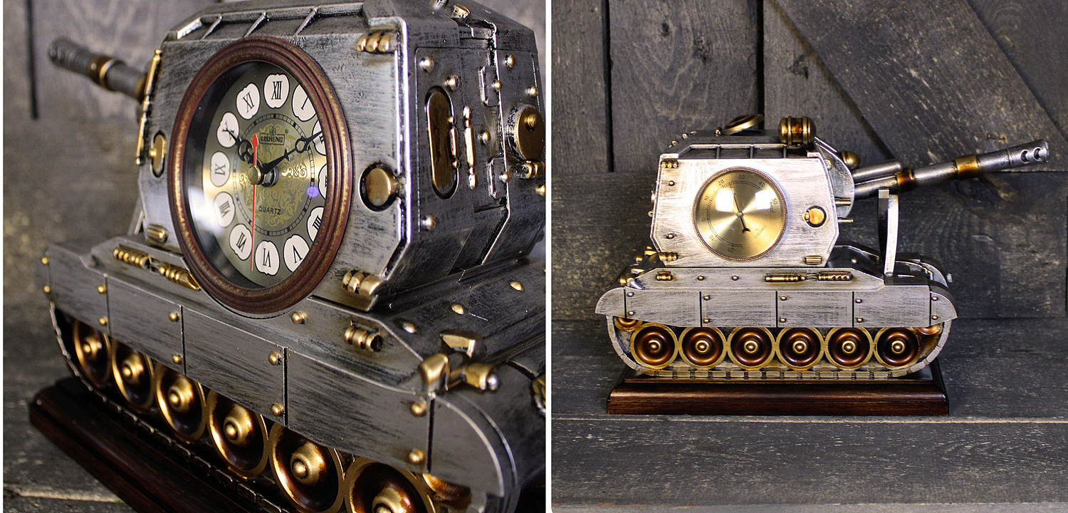 Часы Tank Clock Часы Tank Clock - Loft-Concept в Барнауле