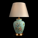 Настольная лампа голубая с изображением птиц Slip Away варинант исполнения - 8 | Loft Concept в Барнауле