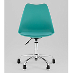 Офисный стул на металлическом основании EGGERY Blue пластик варинант исполнения - 5 | Loft Concept в Барнауле