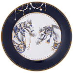 Сервиз обеденный из фарфора с изображением лошадей на 6 персон 23 предмета Porcelain Horse Set варинант исполнения - 1 | Loft Concept в Барнауле