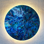 Светильник настенный «Голубая Планета» варинант исполнения - 2 | Loft Concept в Барнауле