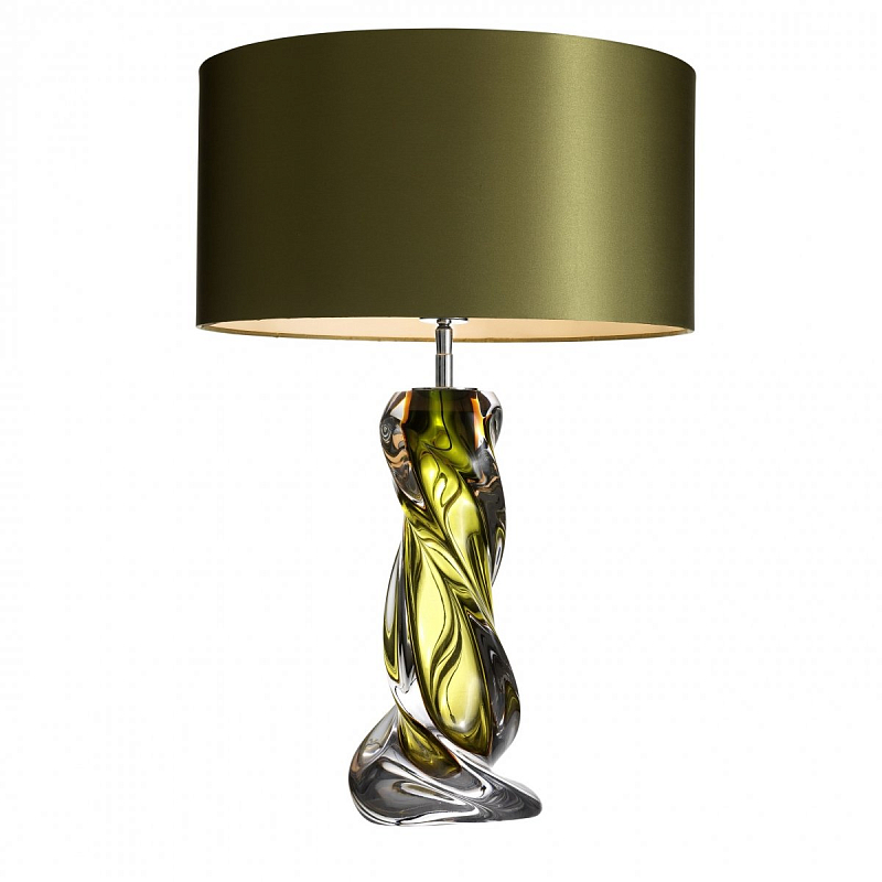 Настольная лампа Eichholtz Table Lamp Carnegie Зеленый смок Зеленый Настольная лампа Eichholtz Table Lamp Carnegie Зеленый смок Зеленый в Барнауле | Loft Concept
