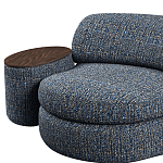 Кушетка со столиком Ulysses варинант исполнения - 6 | Loft Concept в Барнауле