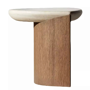 Дизайнерский журнальный стол полукруглой формы Pokun