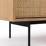 ТВ-тумба с плетеным декором Buckley Wicker TV Stand варинант исполнения - 6 | Loft Concept в Барнауле