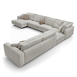 Современная модульная система мягкой мебели Zartаrn 6-ти местный угловой диван варинант исполнения - 2 | Loft Concept в Барнауле