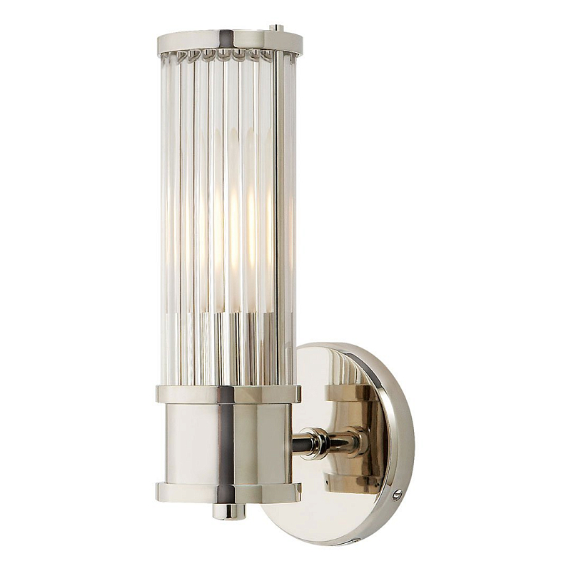 Ralph Lauren Бра Allen Single Sconce Хром Прозрачный (Transparent) Ralph Lauren Бра Allen Single Sconce Хром Прозрачный (Transparent) в Барнауле | Loft Concept