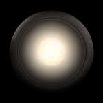 Встраиваемый спот светодиодный круглый черного цвета с углублением Ombra Lux  варинант исполнения - 3 | Loft Concept в Барнауле